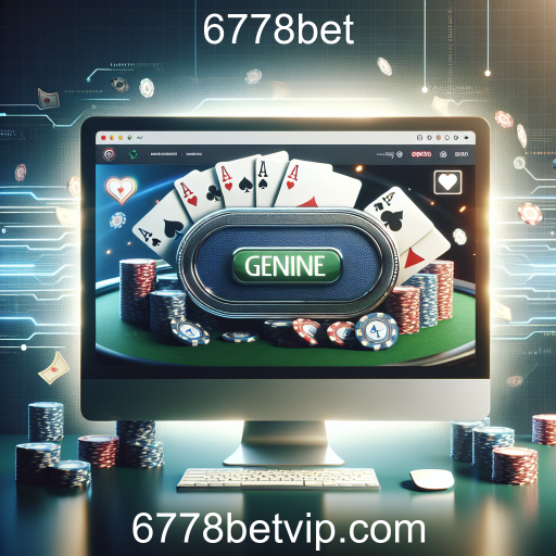 Poker Online na 6778bet: A Nova Fronteira do Jogo